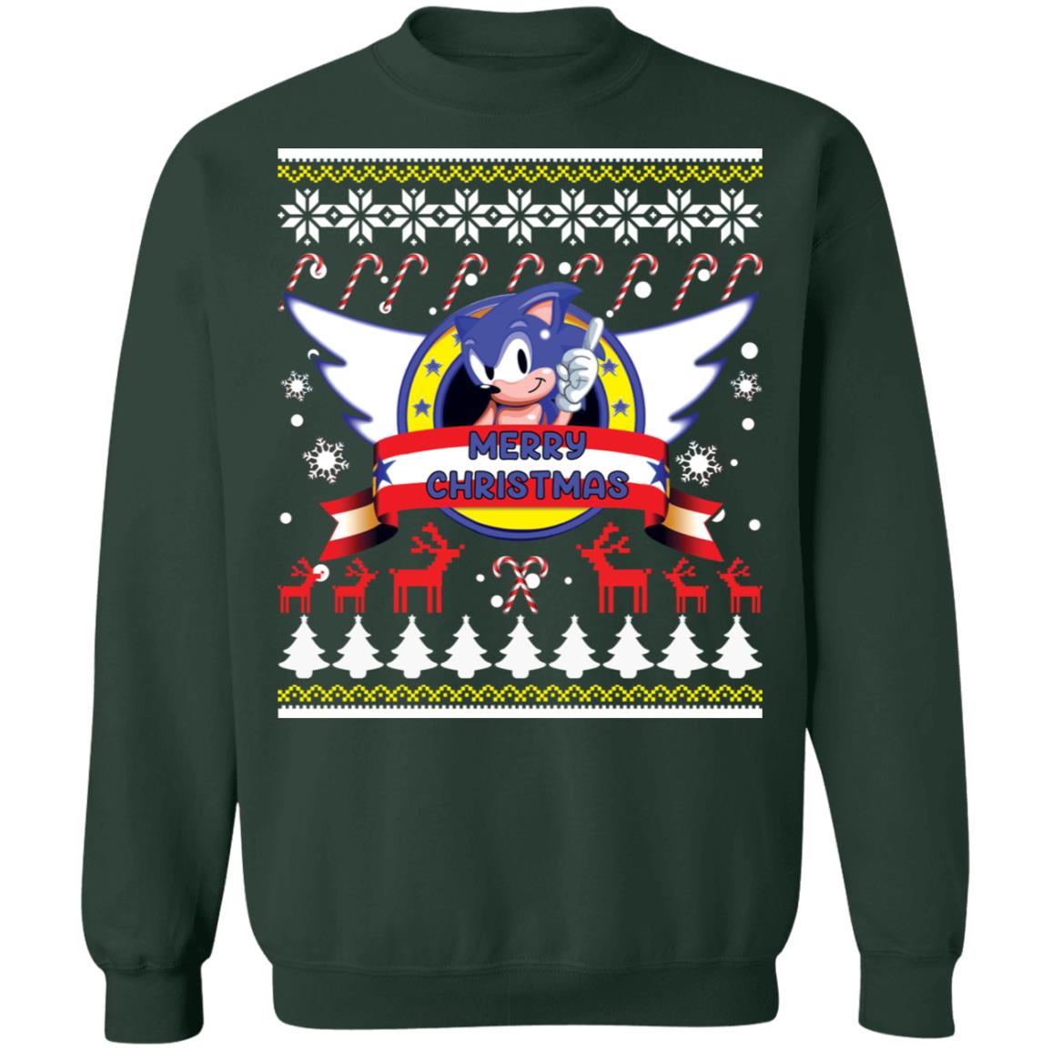 Detail Sonic The Hedgehog Christmas Sweater Nomer 43