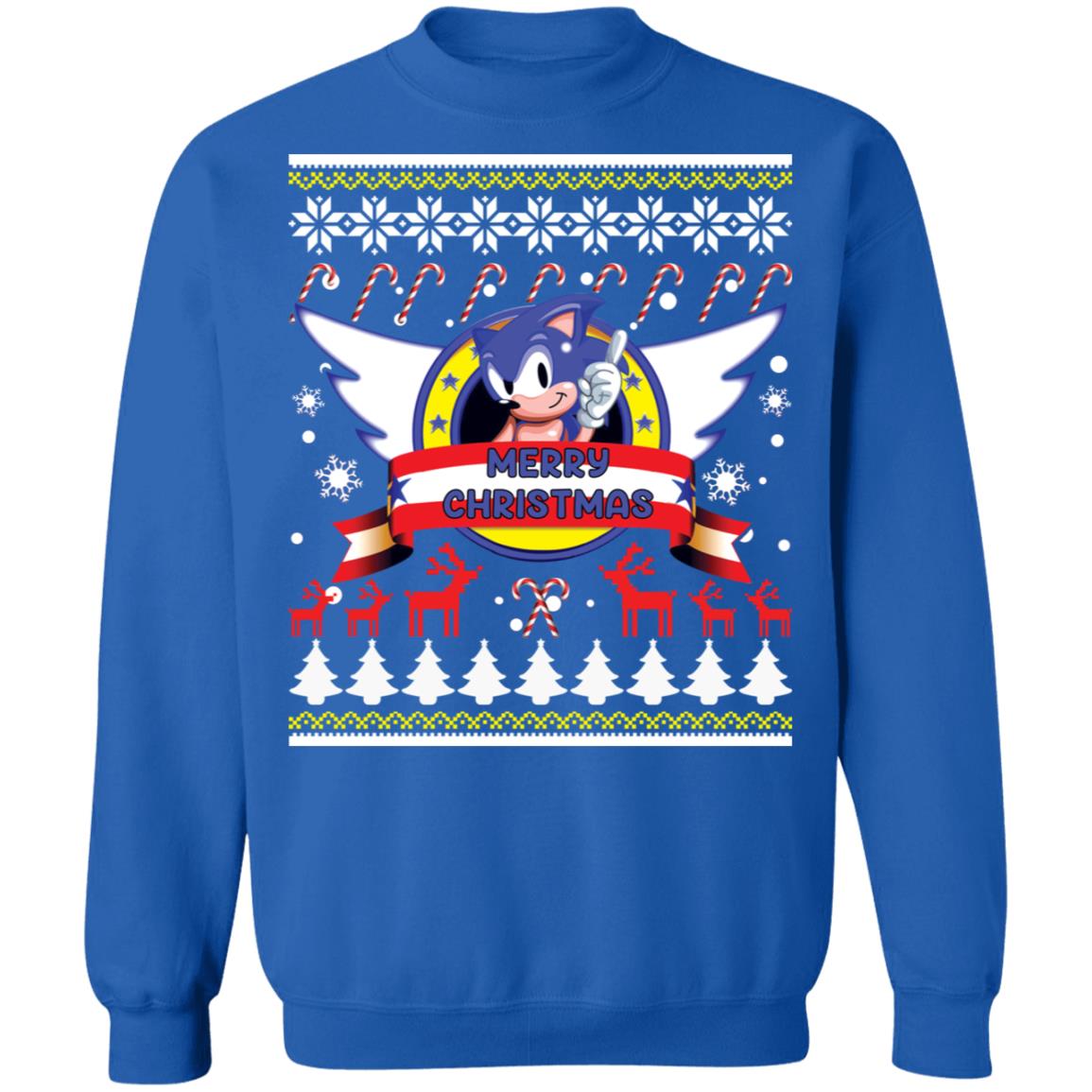 Detail Sonic The Hedgehog Christmas Sweater Nomer 48