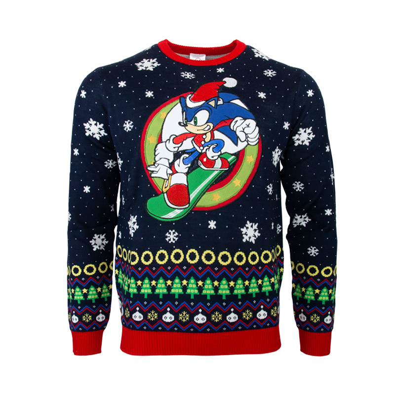 Detail Sonic The Hedgehog Christmas Sweater Nomer 5