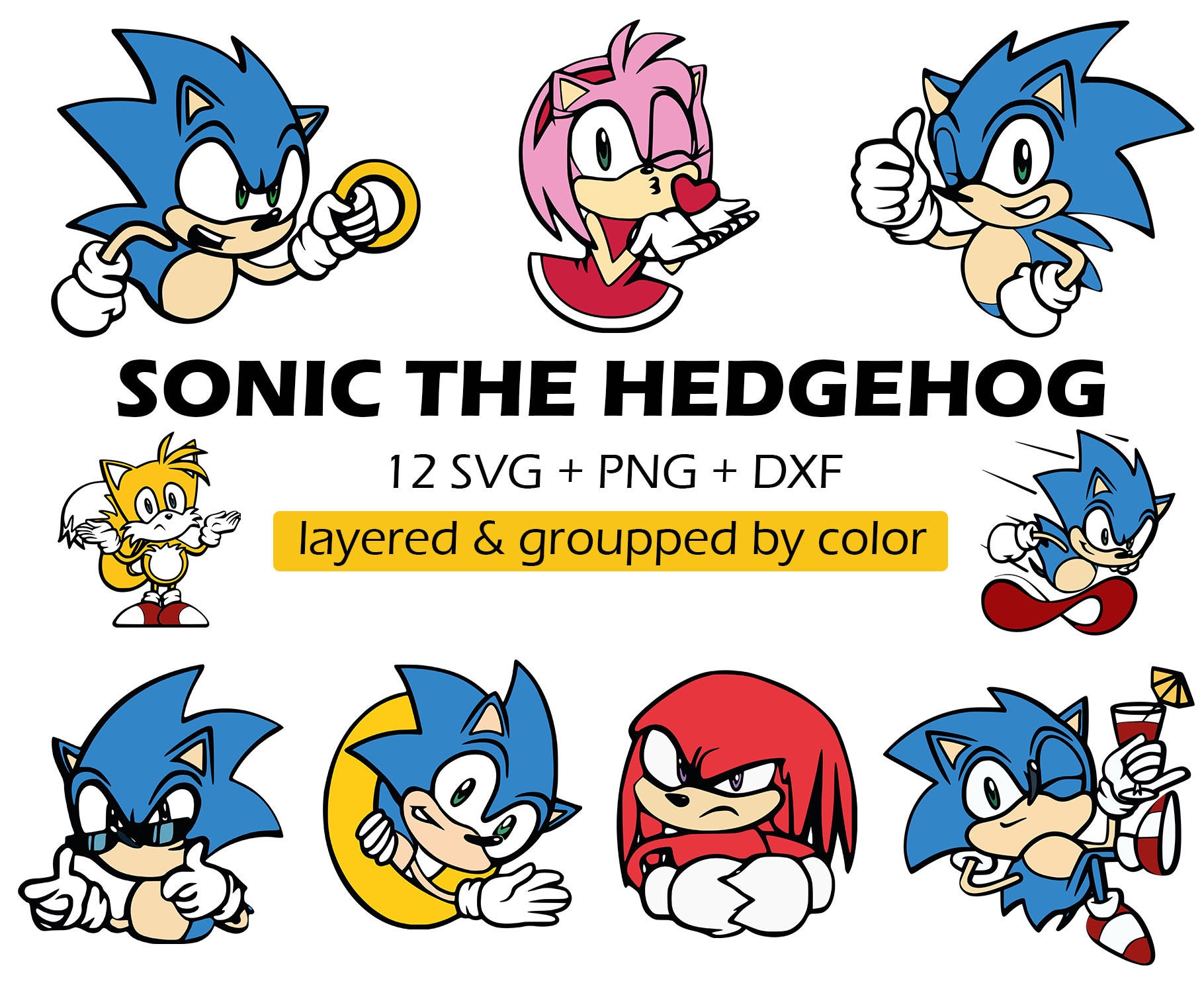 Detail Sonic The Hedgehog Clipart Nomer 42