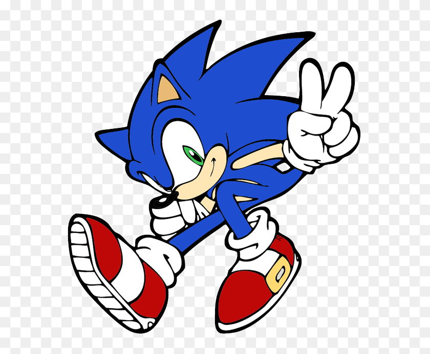 Detail Sonic The Hedgehog Clipart Free Nomer 2