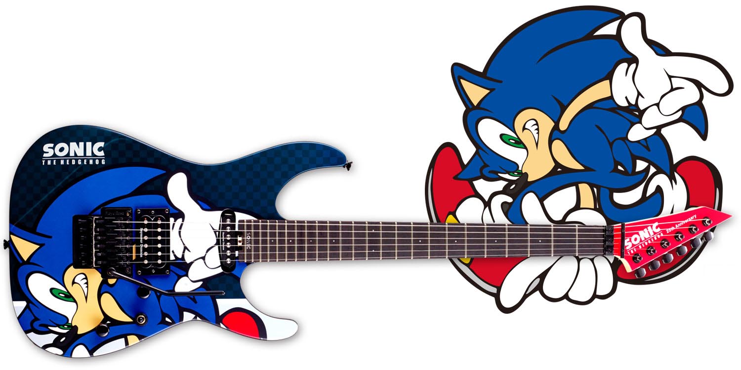 Detail Sonic The Hedgehog Electric Guitar Nomer 2