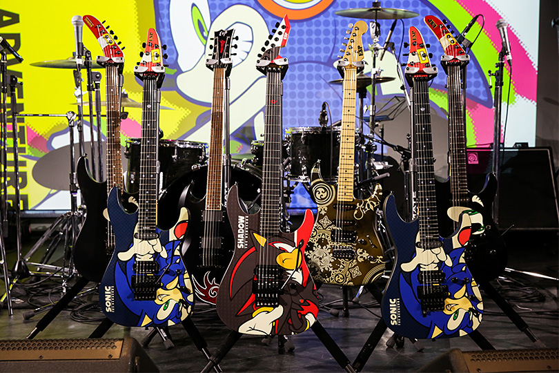 Detail Sonic The Hedgehog Electric Guitar Nomer 25
