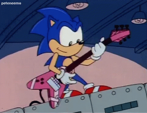 Detail Sonic The Hedgehog Electric Guitar Nomer 39