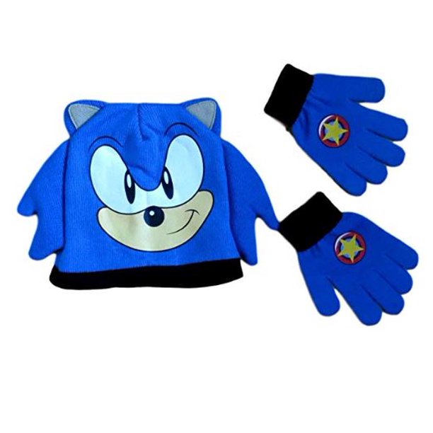Detail Sonic The Hedgehog Hat And Gloves Nomer 11
