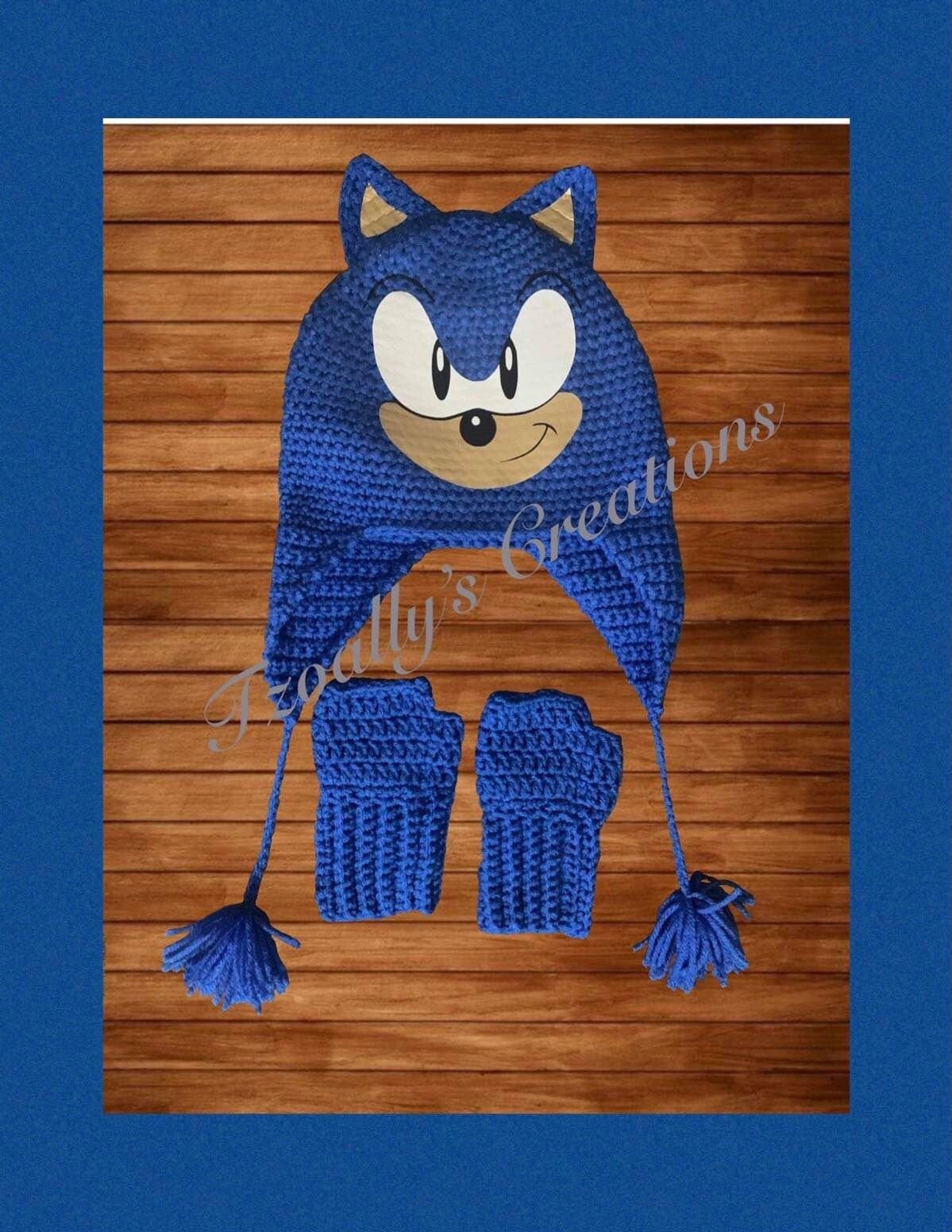 Detail Sonic The Hedgehog Hat And Gloves Nomer 37