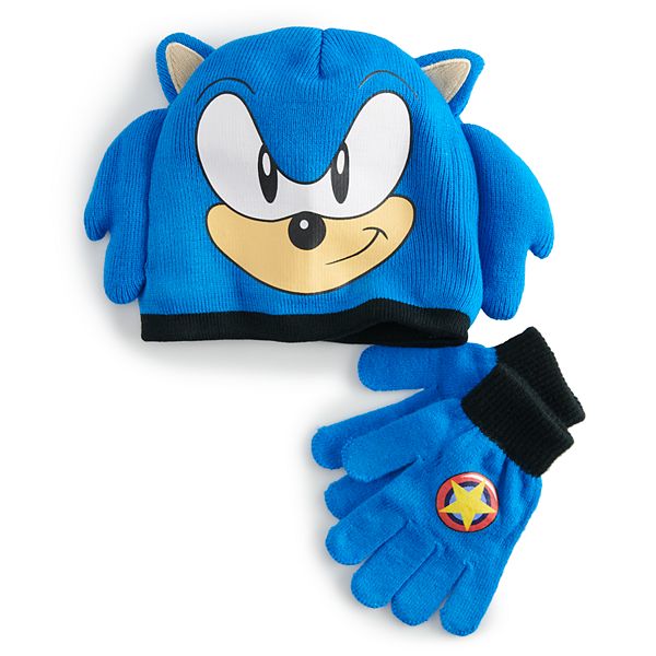 Detail Sonic The Hedgehog Hat And Gloves Nomer 9