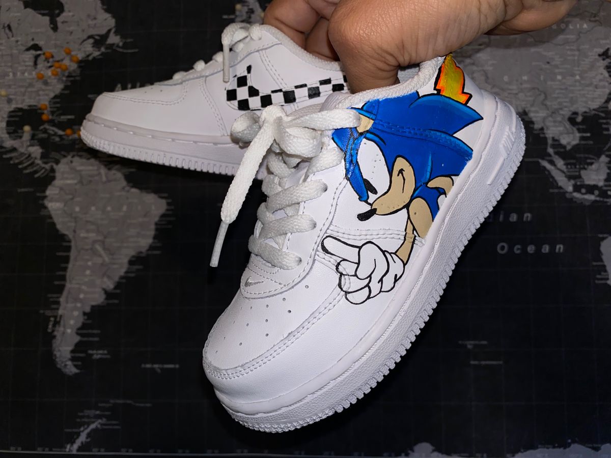 Detail Sonic The Hedgehog Nike Shoes Nomer 28