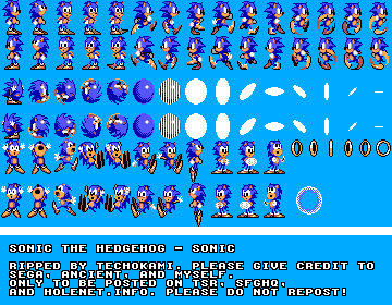 Detail Sonic The Hedgehog Sprite Sheet Nomer 34