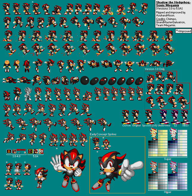 Detail Sonic The Hedgehog Sprite Sheet Nomer 38