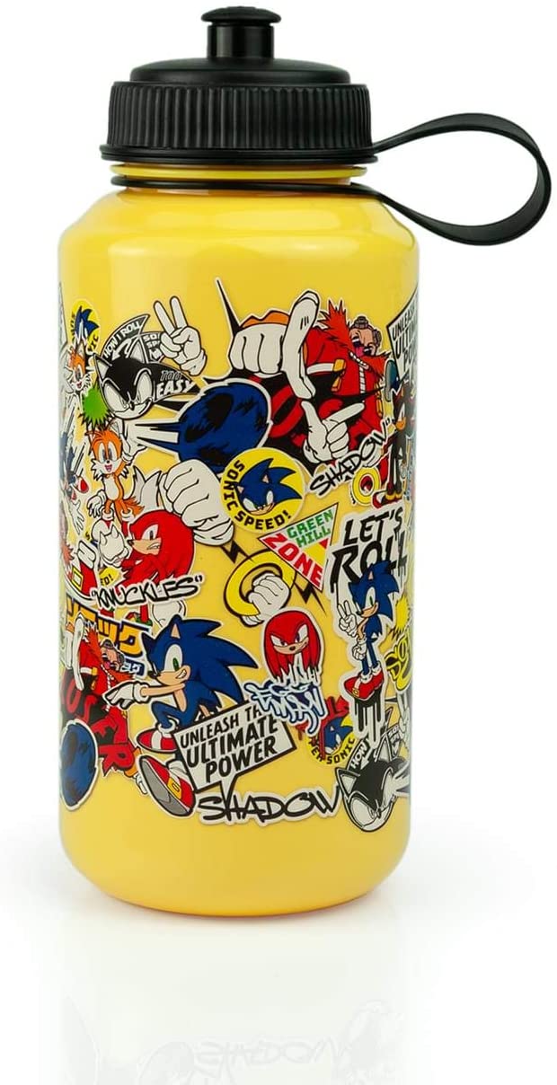 Detail Sonic The Hedgehog Water Bottle Nomer 22