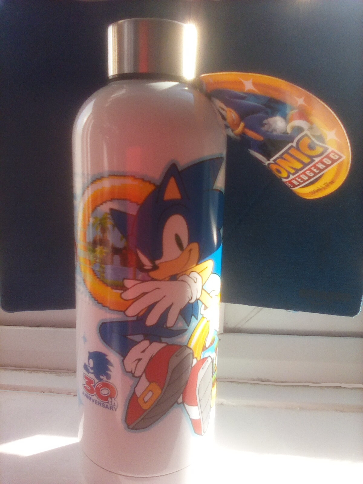 Detail Sonic The Hedgehog Water Bottle Nomer 26