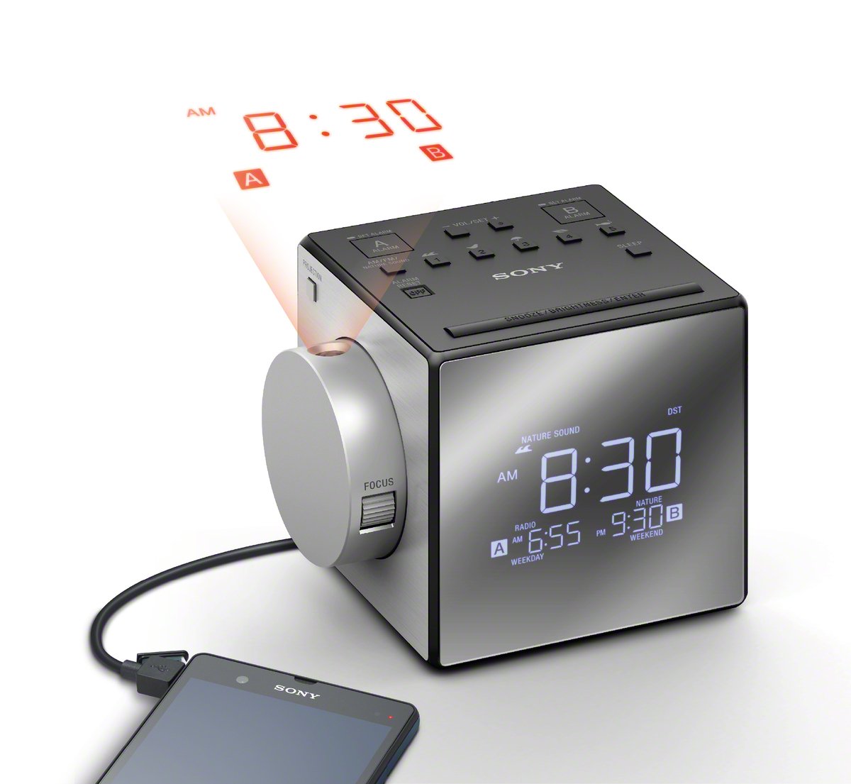 Detail Sony Cube Alarm Clock Nomer 12