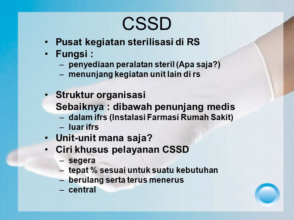 Detail Sop Cssd Rumah Sakit Nomer 20