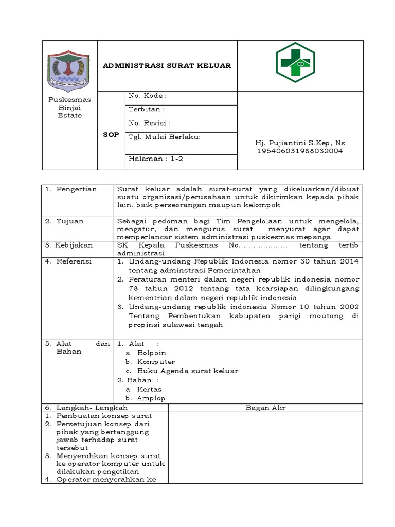 Detail Sop Surat Keluar Nomer 31