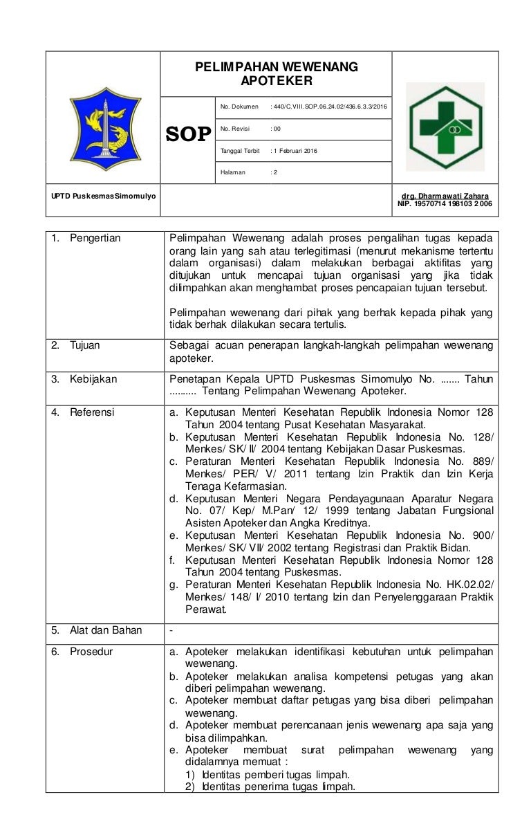 Detail Sop Surat Masuk Di Puskesmas Nomer 33