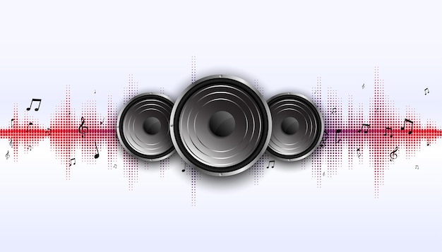 Detail Sound Speaker Vector Nomer 11