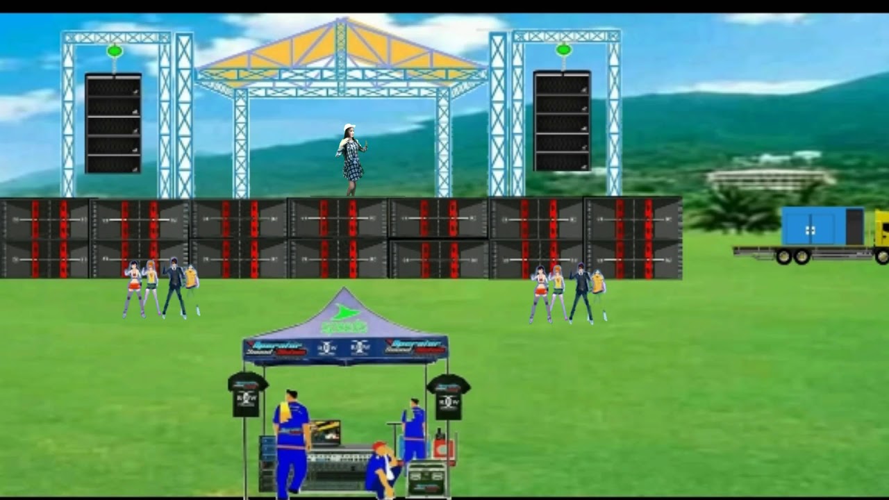 Detail Sound System Animasi Nomer 32