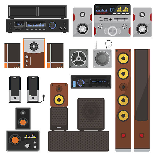 Detail Sound System Gantung Vector Nomer 37