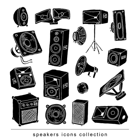 Detail Sound System Gantung Vector Nomer 7