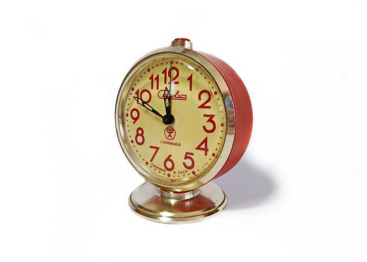 Detail Soviet Alarm Clock Nomer 45