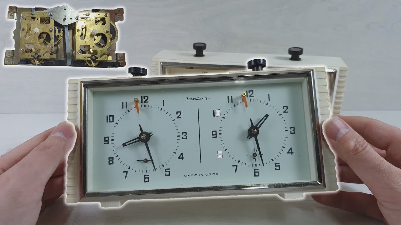 Detail Soviet Chess Clock Nomer 17