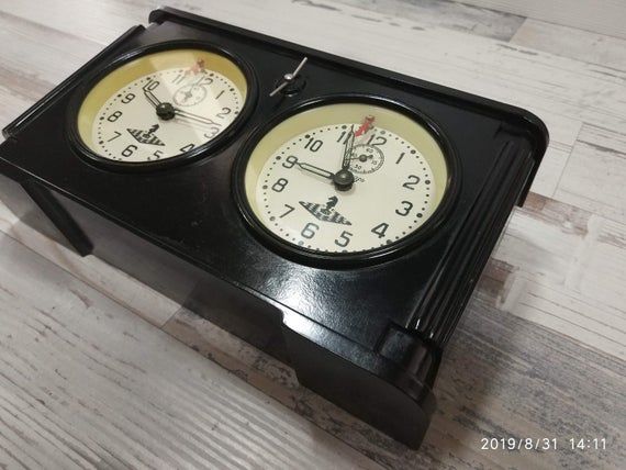 Detail Soviet Chess Clock Nomer 35