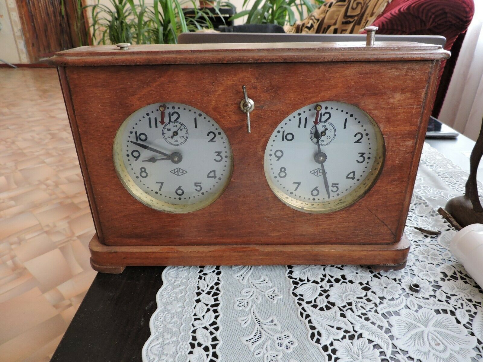 Detail Soviet Chess Clock Nomer 42