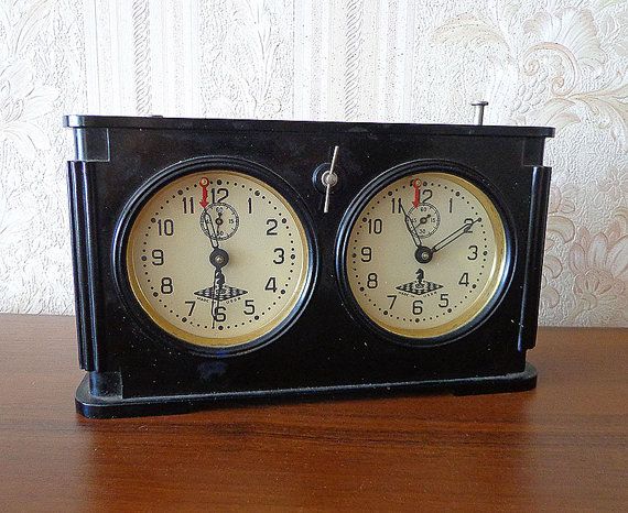 Detail Soviet Chess Clock Nomer 7