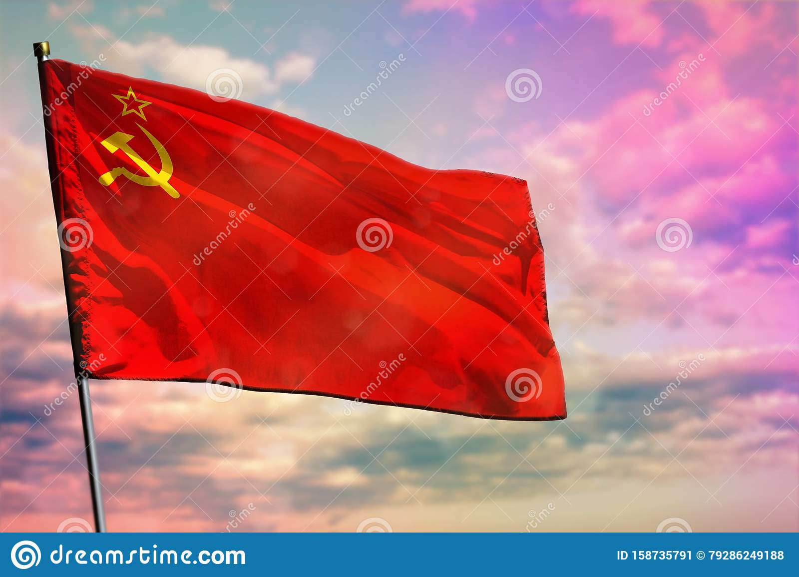Detail Soviet Flag Background Nomer 45