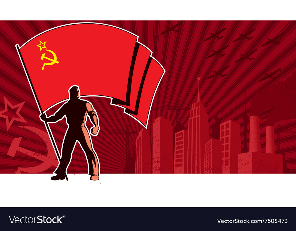 Detail Soviet Flag Background Nomer 48