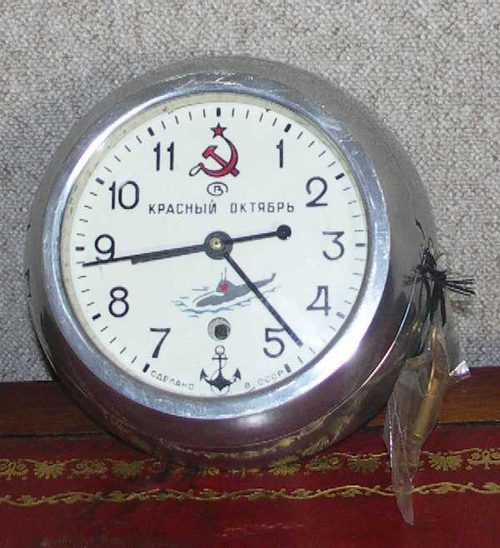 Detail Soviet Submarine Clock Nomer 12