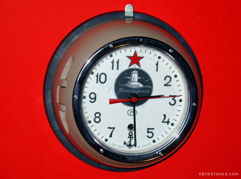 Detail Soviet Submarine Clock Nomer 3