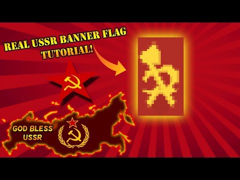 Detail Soviet Union Banner Minecraft Nomer 3