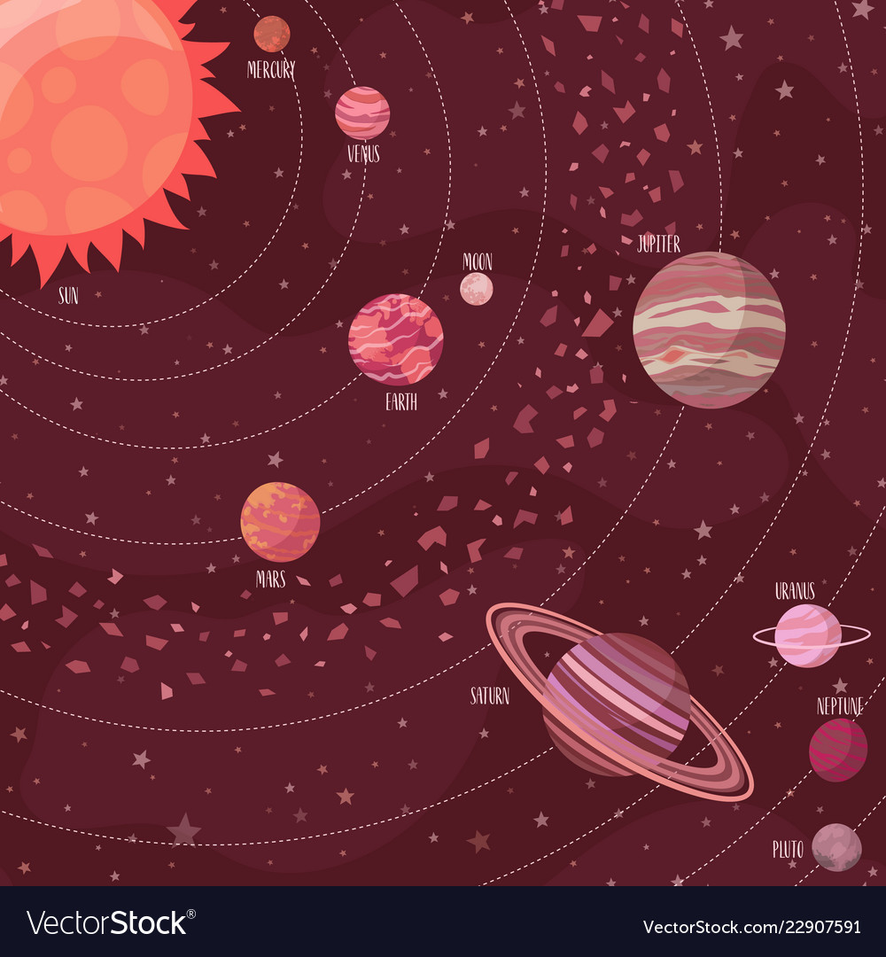 Detail Space Background Cartoon Nomer 27