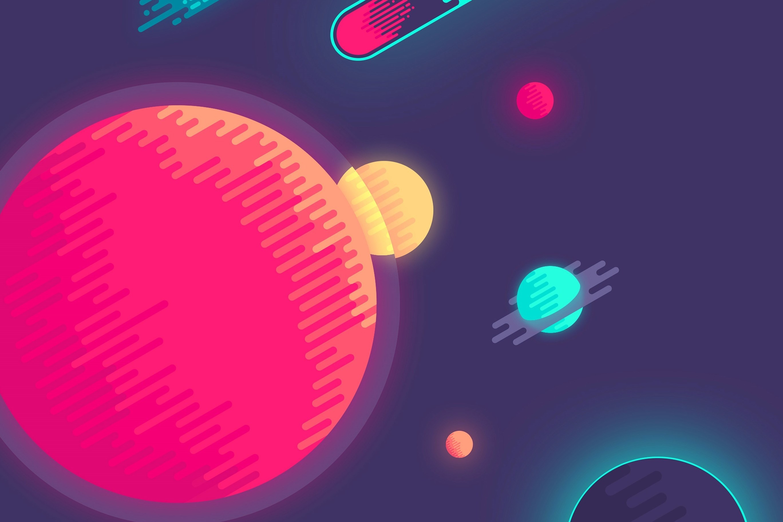 Detail Space Background Cartoon Nomer 36