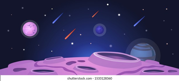 Detail Space Background Cartoon Nomer 47