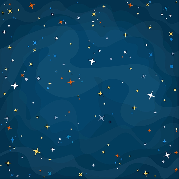 Detail Space Background Cartoon Nomer 8