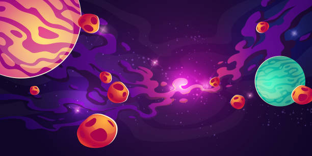 Detail Space Cartoon Background Nomer 8