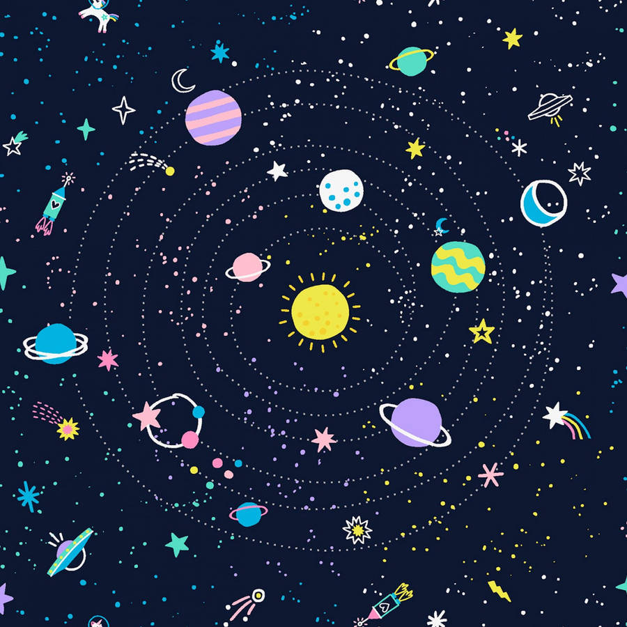 Detail Space Cartoon Wallpaper Nomer 28