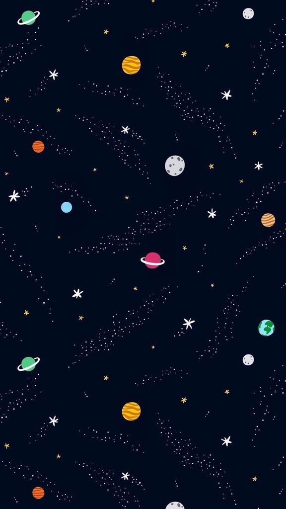 Detail Space Wallpaper Cartoon Nomer 8