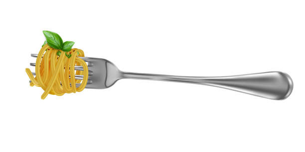 Detail Spaghetti On Fork Clipart Nomer 3