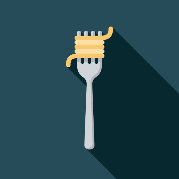 Detail Spaghetti On Fork Clipart Nomer 30