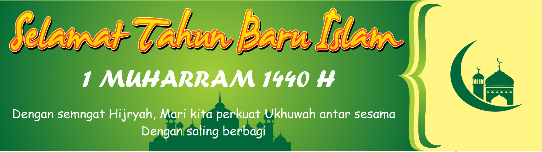 Detail Spanduk 1 Muharram Cdr Nomer 13