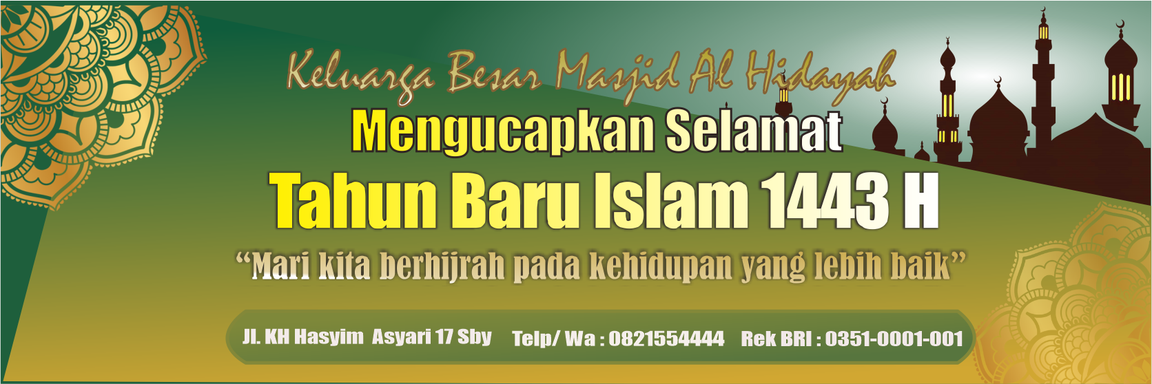 Detail Spanduk 1 Muharram Cdr Nomer 3