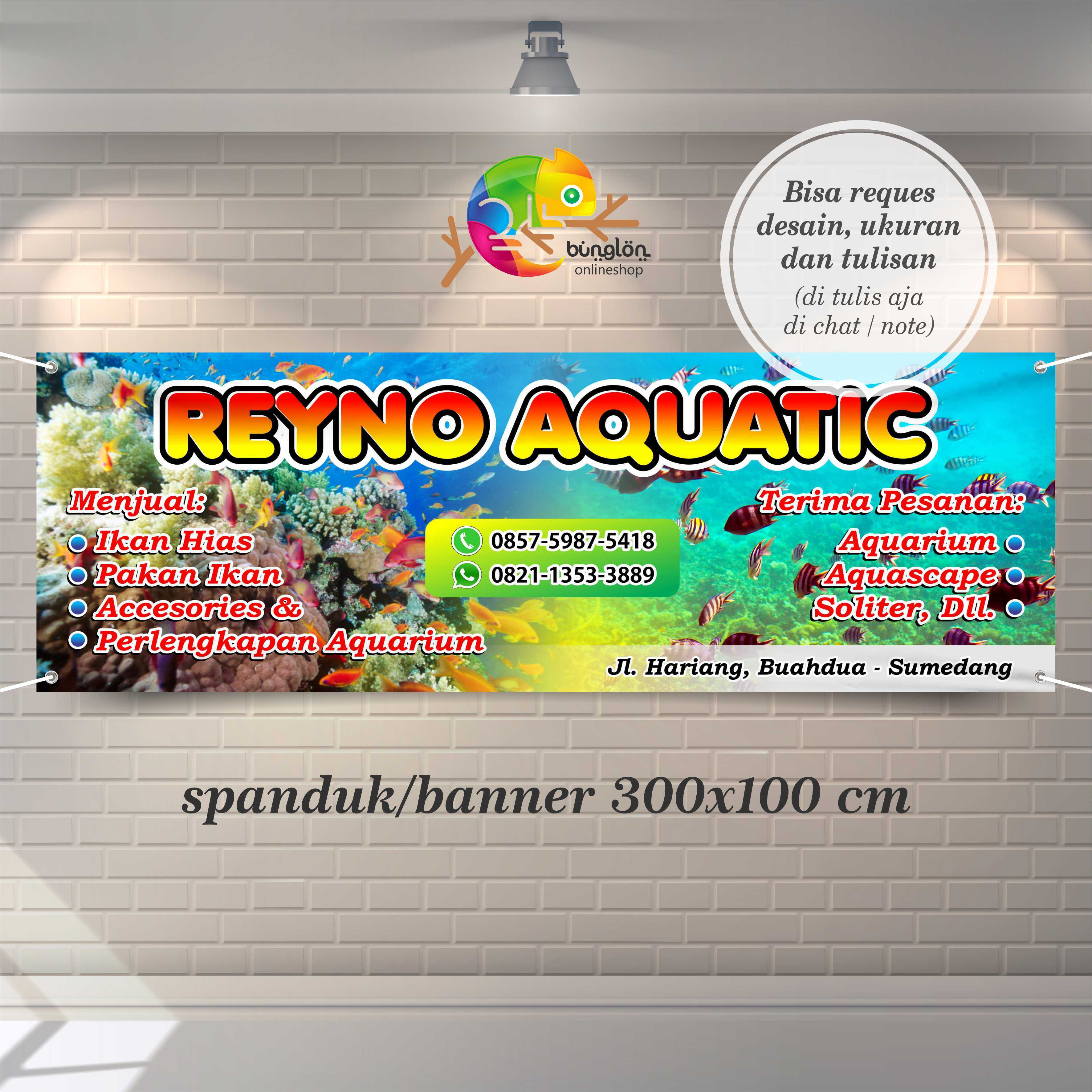 Spanduk Aquarium - KibrisPDR