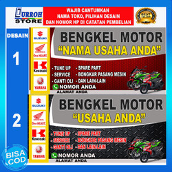 Detail Spanduk Bengkel Motor Cdr Nomer 32