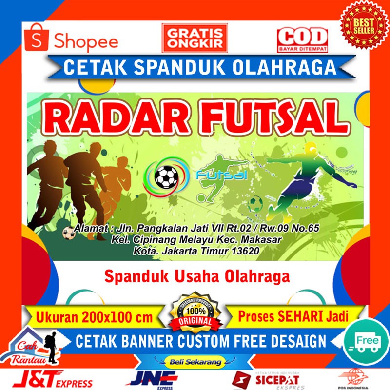 Detail Spanduk Bola Kaki Nomer 31