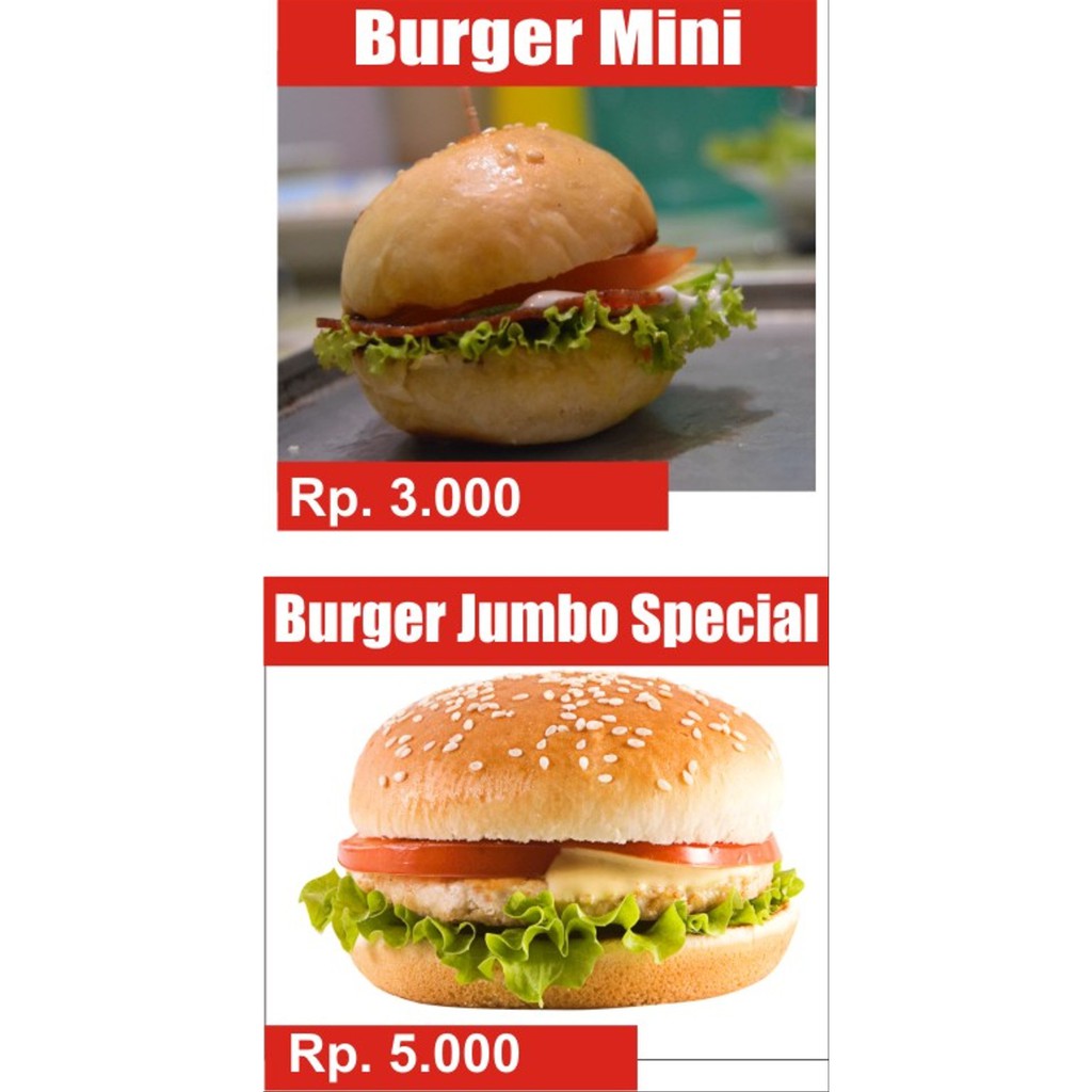 Spanduk Burger Mini - KibrisPDR