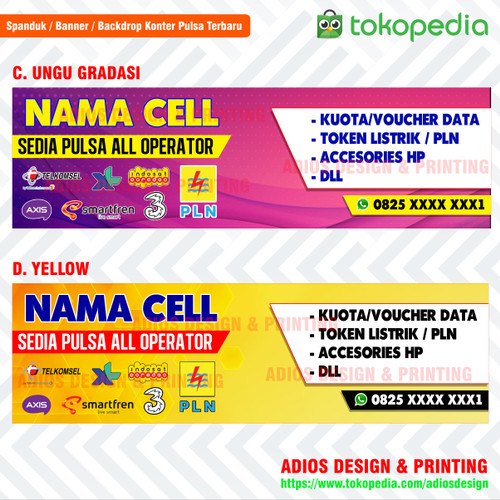 Detail Spanduk Counter Pulsa Nomer 15